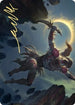 Nighthawk Scavenger Art Card (Gold-Stamped Signature) (ASZNR-058) - Art Series: Zendikar Rising