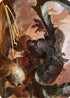 Moraug, Fury of Akoum Art Card (Gold-Stamped Signature) (ASZNR-066) - Art Series: Zendikar Rising