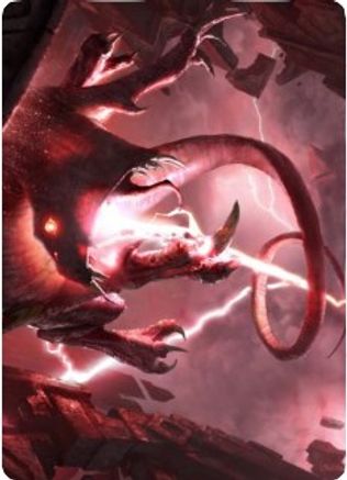 Thundering Rebuke Art Card (ASZNR-068) - Art Series: Zendikar Rising
