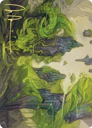 Reclaim the Wastes Art Card (Gold-Stamped Signature) (ASZNR-072) - Art Series: Zendikar Rising