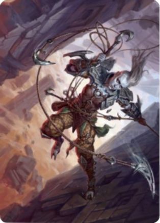 Akiri, Fearless Voyager Art Card (ASZNR-074) - Art Series: Zendikar Rising