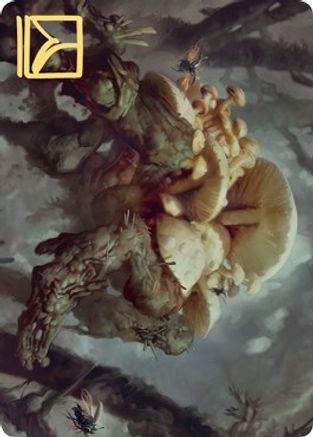 Swarm Shambler Art Card (Gold-Stamped Signature) (ASZNR-073) - Art Series: Zendikar Rising
