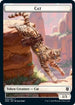 Cat // Plant Double-sided Token (ZNR-) - Zendikar Rising Foil