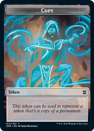 Copy // Drake Double-sided Token (ZNR-) - Zendikar Rising Foil
