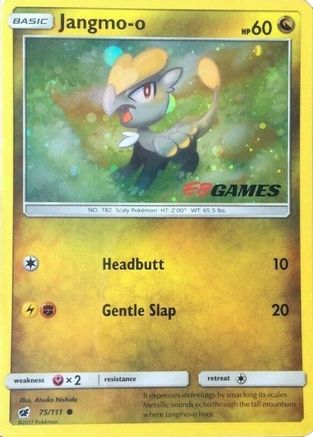 Jangmo-o (Cosmos Holo) (EB Games Promo) (075/111) Holofoil [Miscellaneous Cards & Products] - Promo