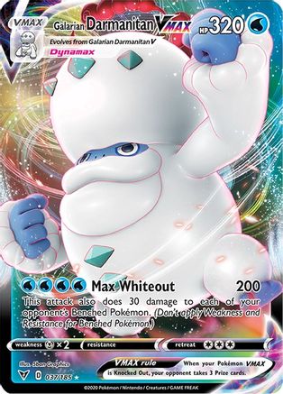 Galarian Darmanitan VMAX (037/185) Holofoil [Vivid Voltage] - Ultra Rare
