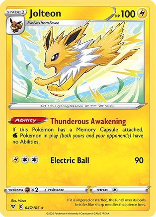 Jolteon (047/185) [Vivid Voltage] - Rare