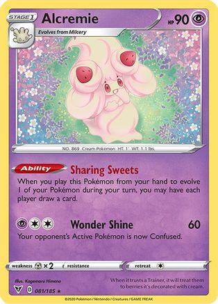 Alcremie (081/185) Reverse Holofoil [Vivid Voltage] - Rare