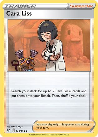 Cara Liss (149/185) Reverse Holofoil [Vivid Voltage] - Uncommon
