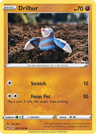 Drilbur (091/185) [Vivid Voltage] - Common