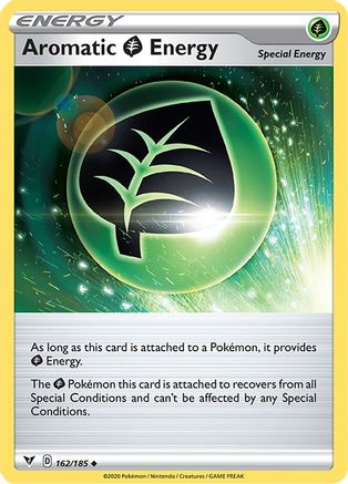 Aromatic Grass Energy (162/185) Reverse Holofoil [Vivid Voltage] - Uncommon