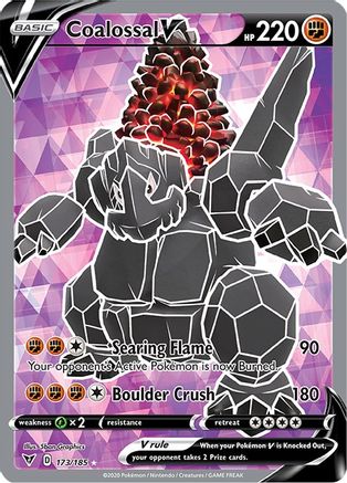 Coalossal V (Full Art) (173/185) Holofoil [Vivid Voltage] - Ultra Rare