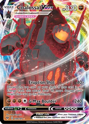 Coalossal VMAX (099/185) Holofoil [Vivid Voltage] - Ultra Rare