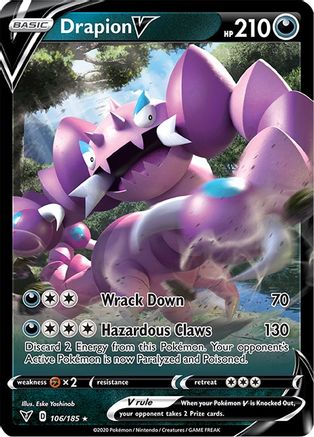 Drapion V (106/185) Holofoil [Vivid Voltage] - Ultra Rare