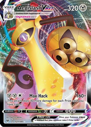 Aegislash VMAX (127/185) Holofoil [Vivid Voltage] - Ultra Rare