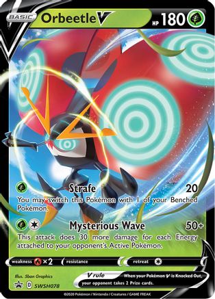 Orbeetle V (SWSH078/307) Holofoil [SWSH Sword & Shield Promo Cards] - Promo