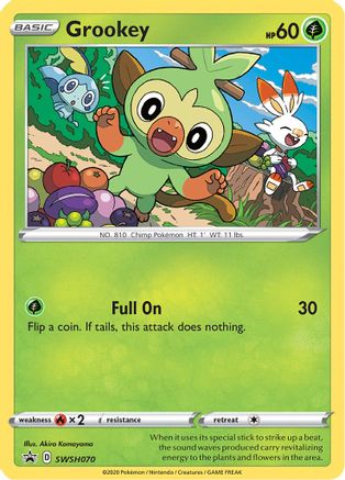 Grookey (SWSH070/307) Holofoil [SWSH Sword & Shield Promo Cards] - Promo