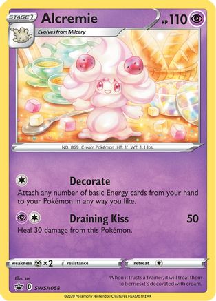 Alcremie (SWSH058/307) Holofoil [SWSH Sword & Shield Promo Cards] - Promo