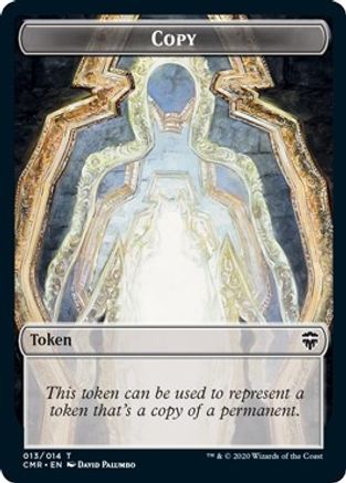 Copy // Salamander Warrior Double-Sided Token (CMR-13 // 4) - Commander Legends Foil