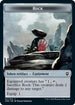 Rock // Treasure Double-Sided Token (CMR-11 // 12) - Commander Legends Foil