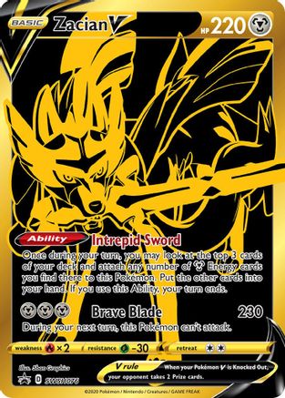 Zacian V (SWSH076/307) Holofoil [SWSH Sword & Shield Promo Cards] - Promo