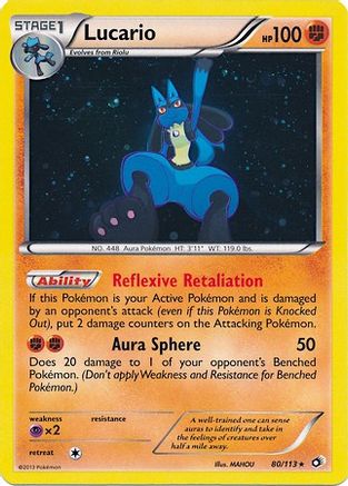 Lucario (Cosmos Holo) (080/113) Holofoil [Miscellaneous Cards & Products] - Promo