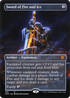 Sword of Fire and Ice (Borderless) (2XM-365) - Double Masters Foil