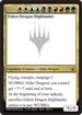 Eldest Dragon Highlander (UNK-) - Unknown Event