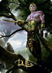 Tyvar Kell Art Card (Gold-Stamped Signature) (ASKHM-053) - Art Series: Kaldheim
