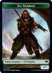 Elf Warrior // Demon Berserker Double-Sided Token (KHM-15 // 10) - Kaldheim Foil