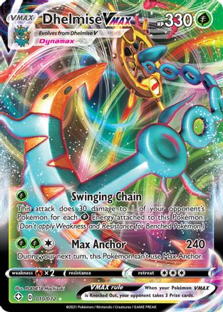 Dhelmise VMAX (010/72) Holofoil [Shining Fates] - Ultra Rare
