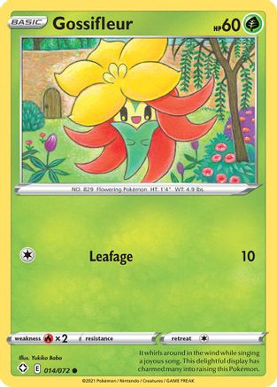 Gossifleur (014/72) Reverse Holofoil [Shining Fates] - Common