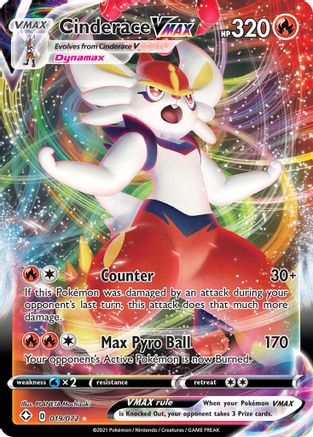 Cinderace VMAX (019/72) Holofoil [Shining Fates] - Ultra Rare