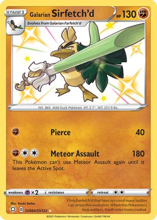 Galarian Sirfetch'd (SV064/122) Holofoil [Shining Fates Shiny Vault] - Shiny Holo Rare
