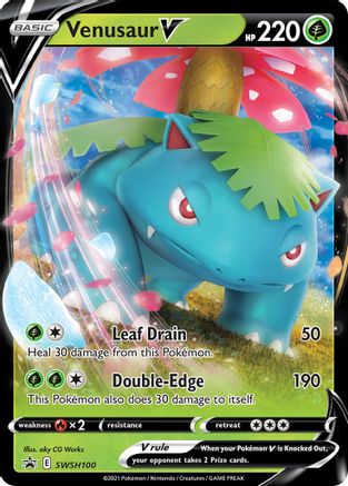 Venusaur V (SWSH100/307) Holofoil [SWSH Sword & Shield Promo Cards] - Promo