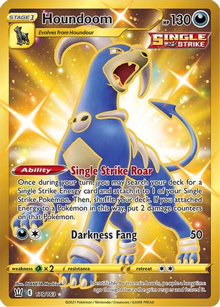 Houndoom (Secret) (179/163) Holofoil [Battle Styles] - Secret Rare