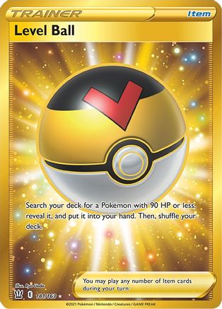 Level Ball (Secret) (181/163) Holofoil [Battle Styles] - Secret Rare