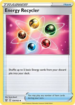 Energy Recycler (124/163) Reverse Holofoil [Battle Styles] - Uncommon