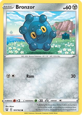 Bronzor (101/163) [Battle Styles] - Common