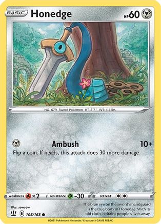 Honedge (105/163) [Battle Styles] - Common