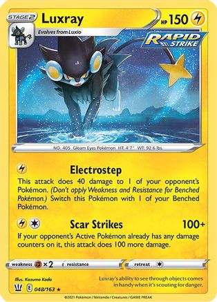 Luxray (048/163) Reverse Holofoil [Battle Styles] - Holo Rare