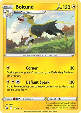 Boltund (053/163) Reverse Holofoil [Battle Styles] - Rare