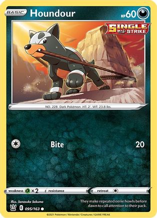 Houndour (095/163) [Battle Styles] - Common