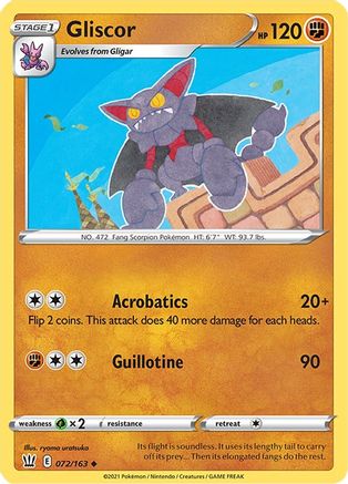Gliscor (072/163) [Battle Styles] - Uncommon