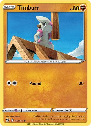 Timburr (073/163) [Battle Styles] - Common