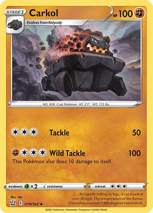 Carkol (079/163) Reverse Holofoil [Battle Styles] - Uncommon