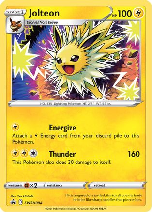 Jolteon (SWSH094/307) Holofoil [SWSH Sword & Shield Promo Cards] - Promo