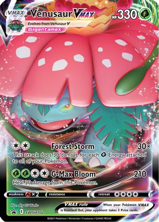 Venusaur VMAX (SWSH102/307) Holofoil [SWSH Sword & Shield Promo Cards] - Promo