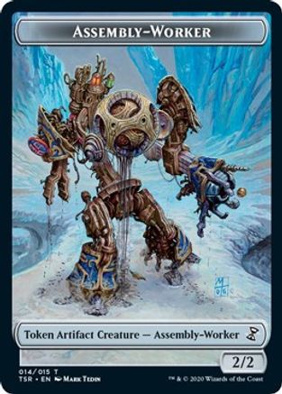 Assembly-Worker Token (TSR-014) - Time Spiral: Remastered