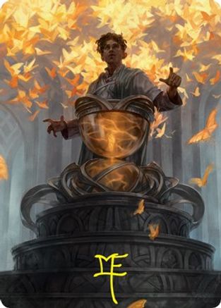 Introduction to Prophecy Art Card (Gold-Stamped Signature) (ASSTX-001) - Art Series: Strixhaven